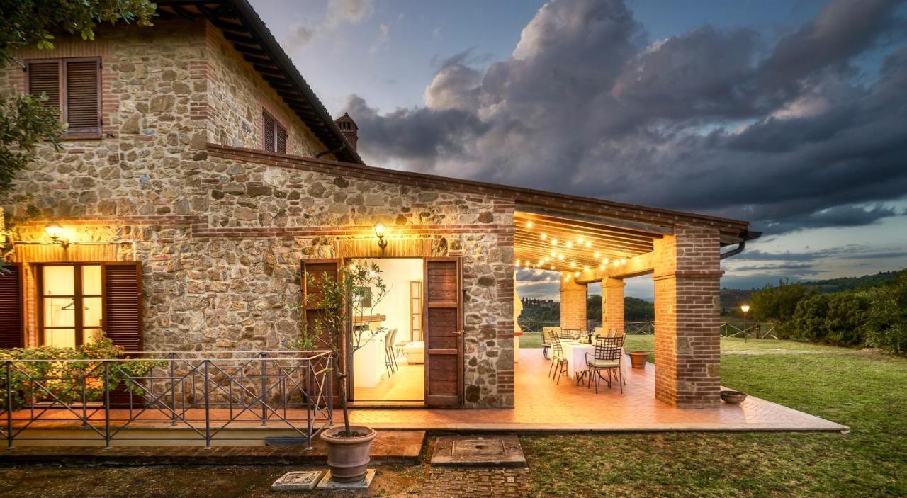 Casa Ora D'Oro - Panoramic Views / Pool / Private Garden Villa Trequanda Luaran gambar